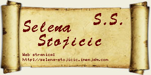 Selena Stojičić vizit kartica